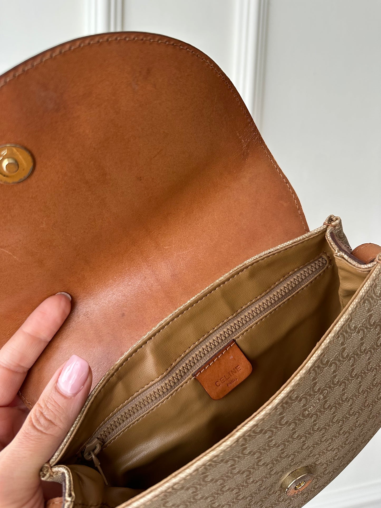 Vintage Celine Macadam Crossbody