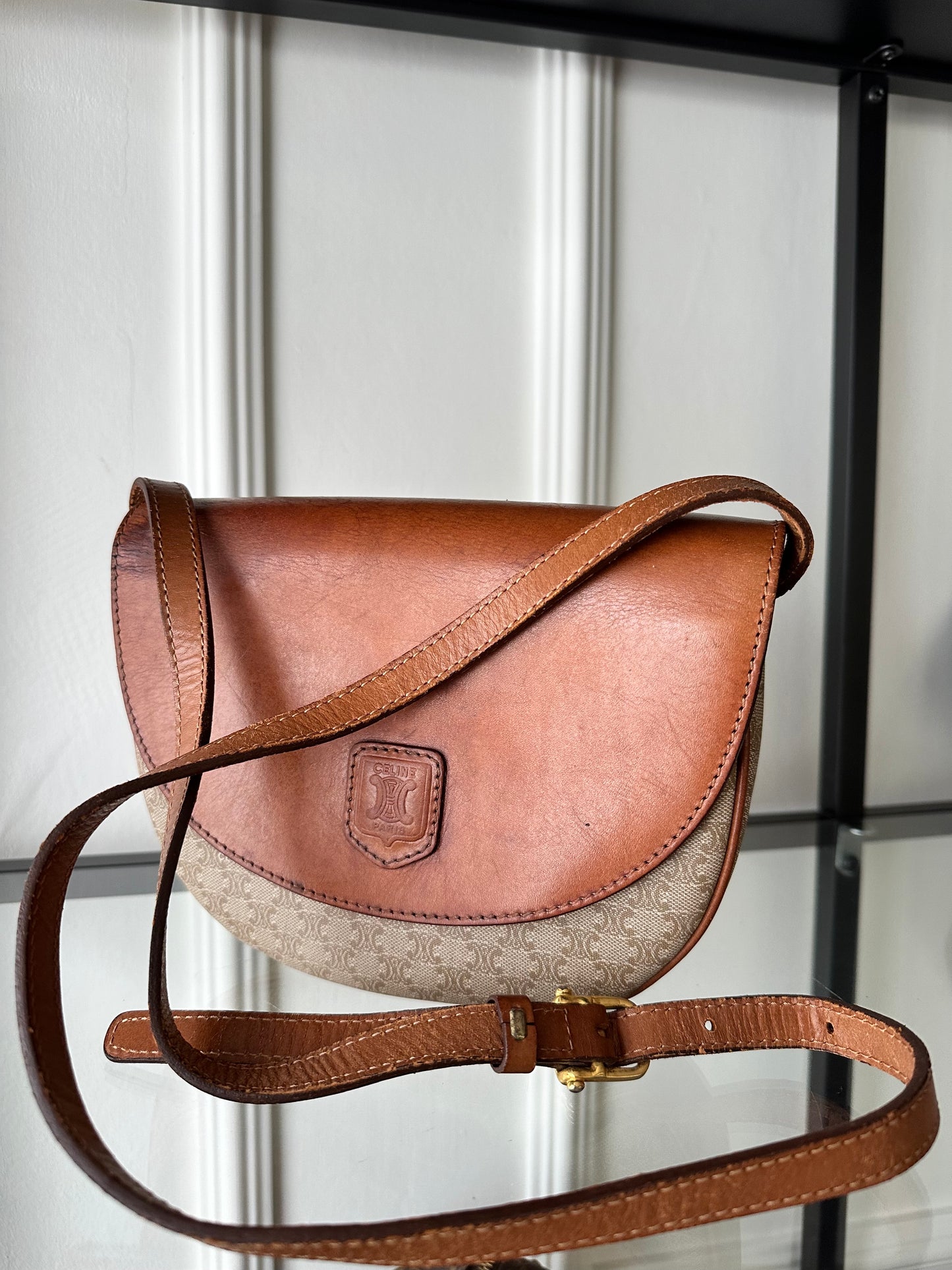 Vintage Celine Macadam Crossbody
