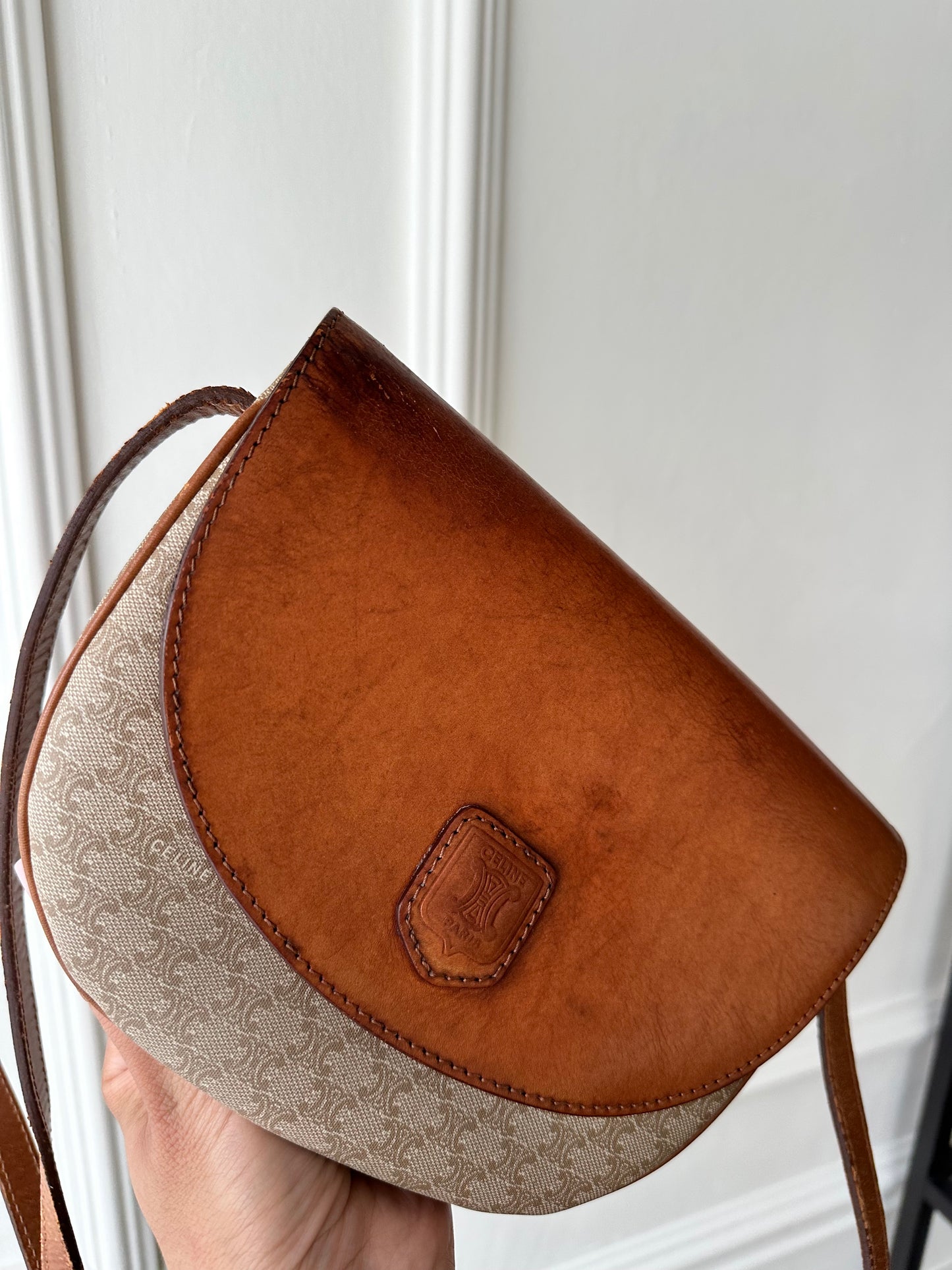Vintage Celine Macadam Crossbody