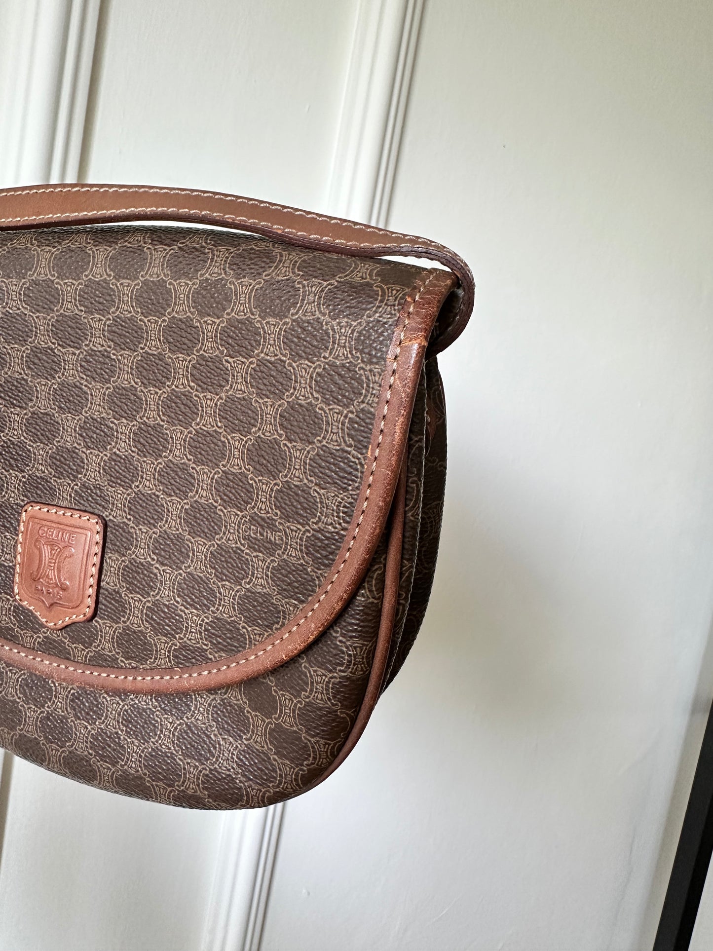 Vintage Celine Macadam Crossbody