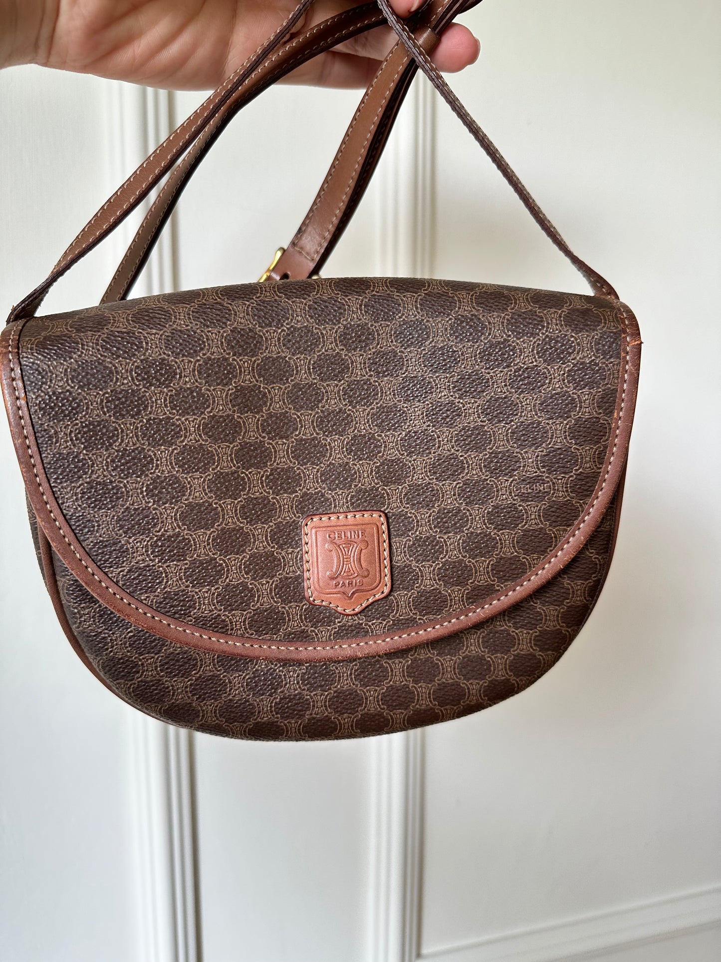 Vintage Celine Macadam Crossbody