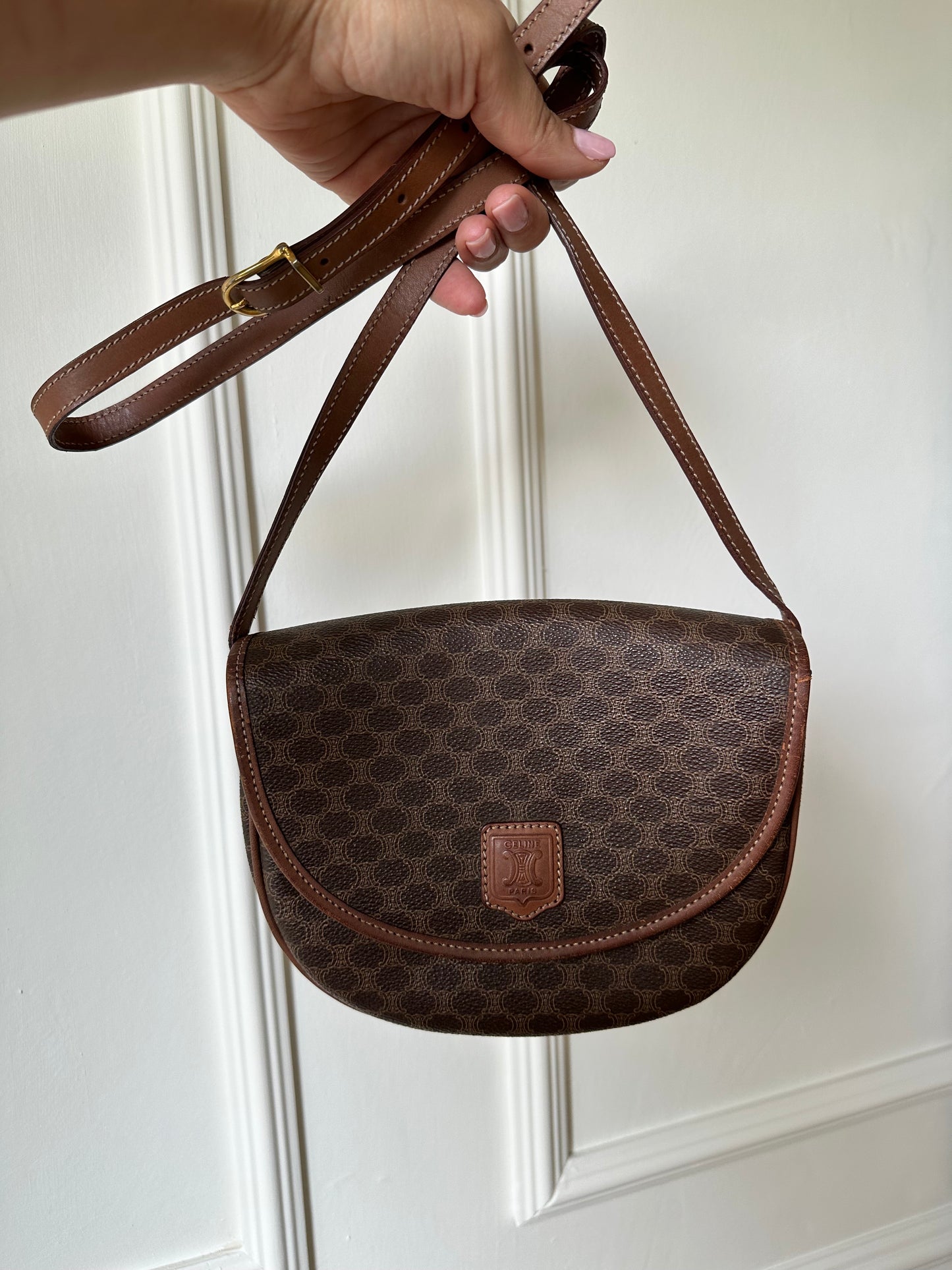 Vintage Celine Macadam Crossbody