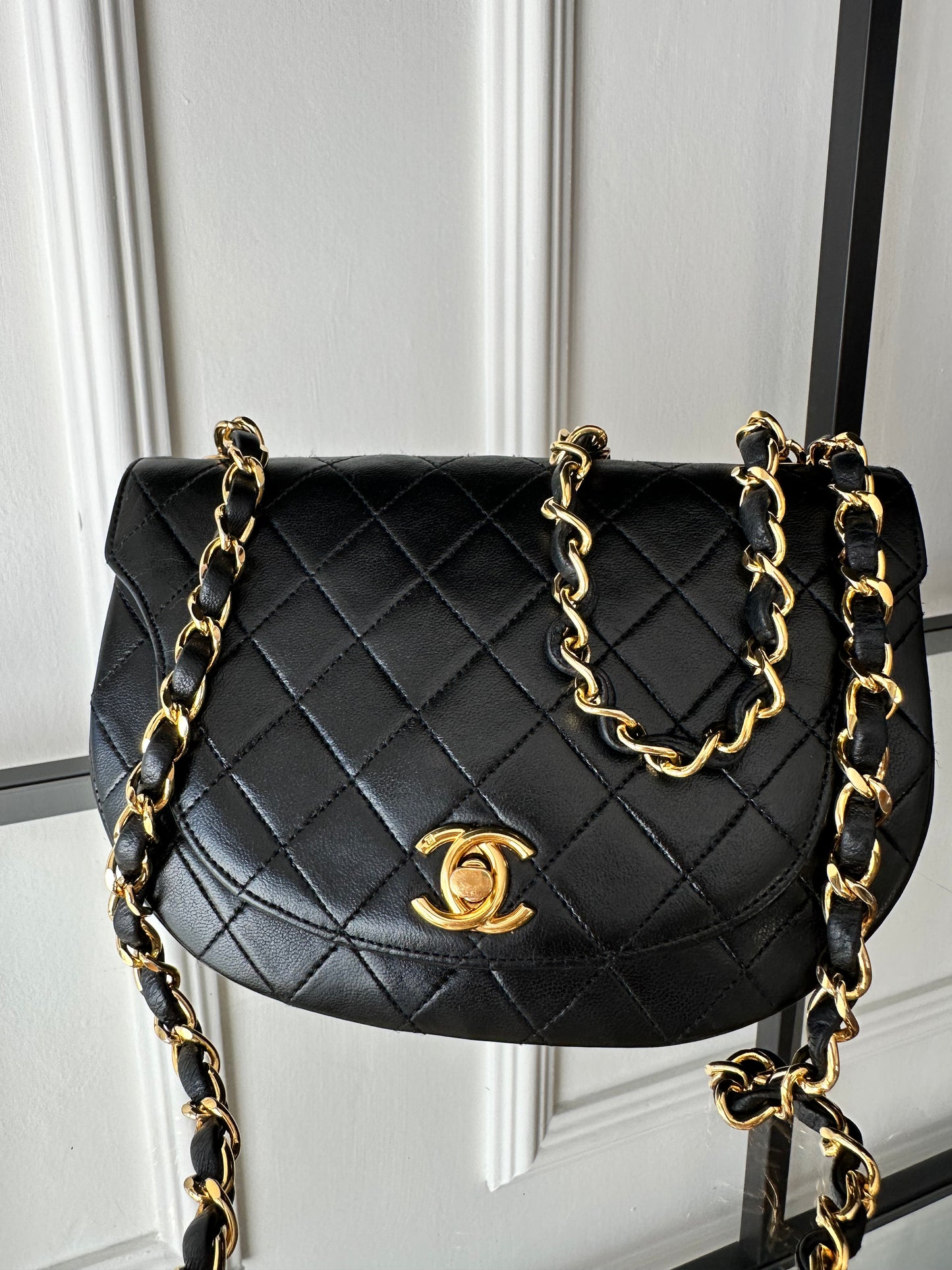 Chanel Vintage Mini Half Moon Flap