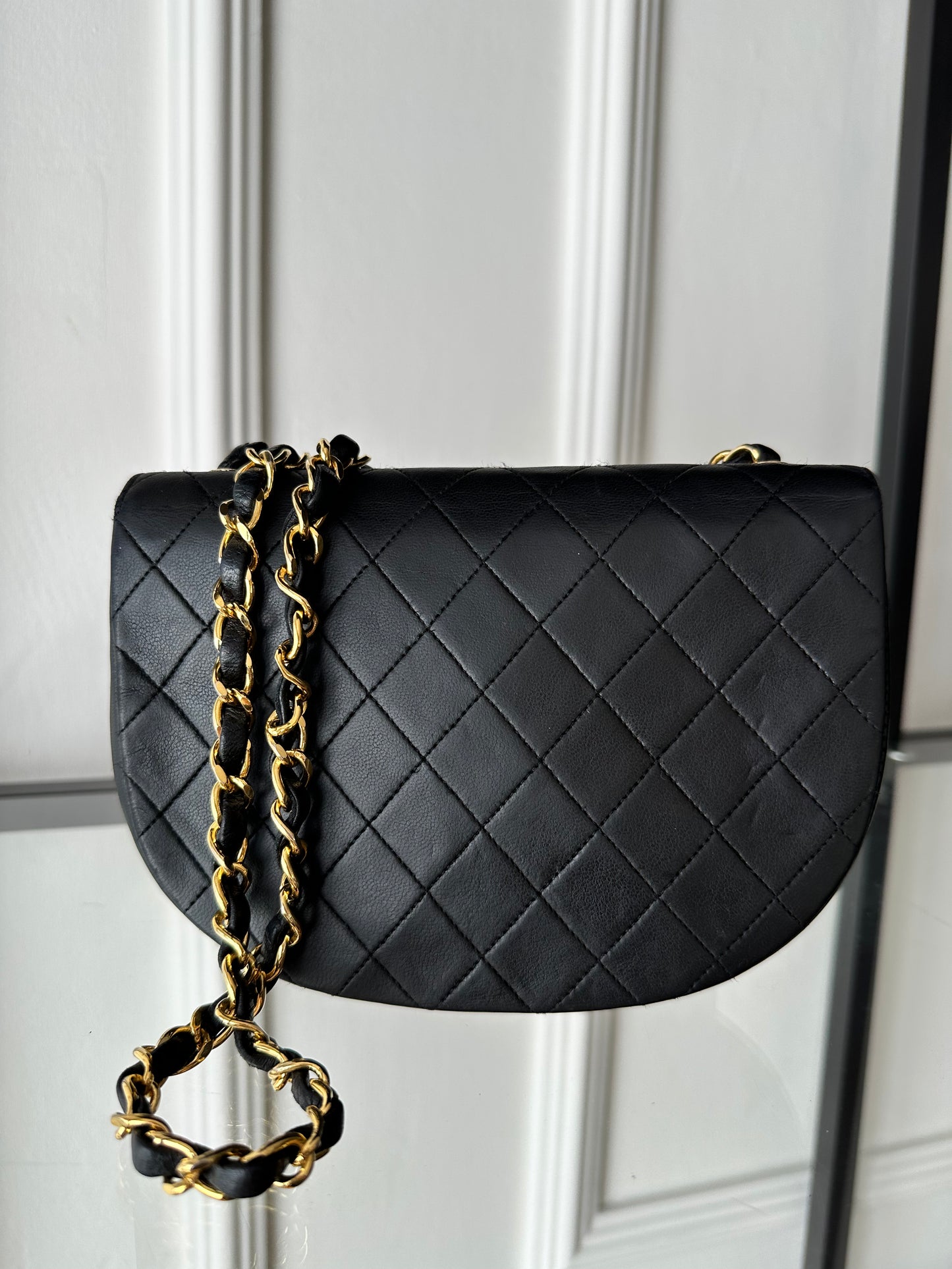 Chanel Vintage Mini Half Moon Flap
