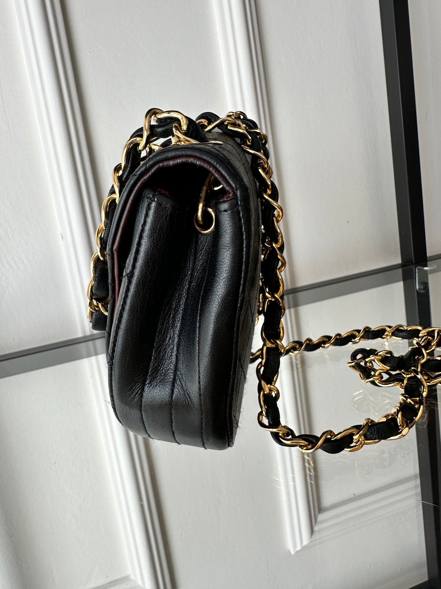 Chanel Vintage Mini Half Moon Flap