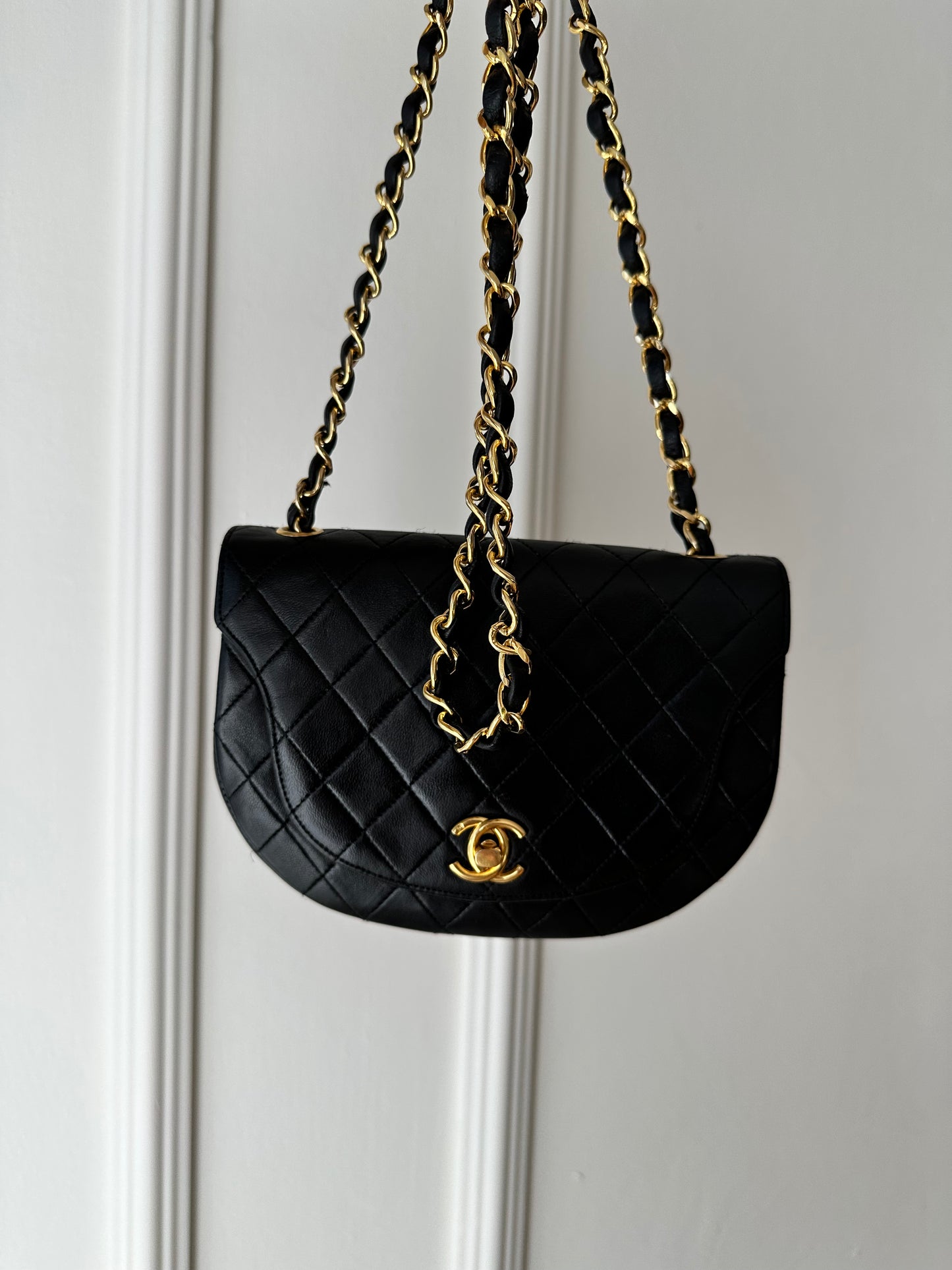 Chanel Vintage Mini Half Moon Flap
