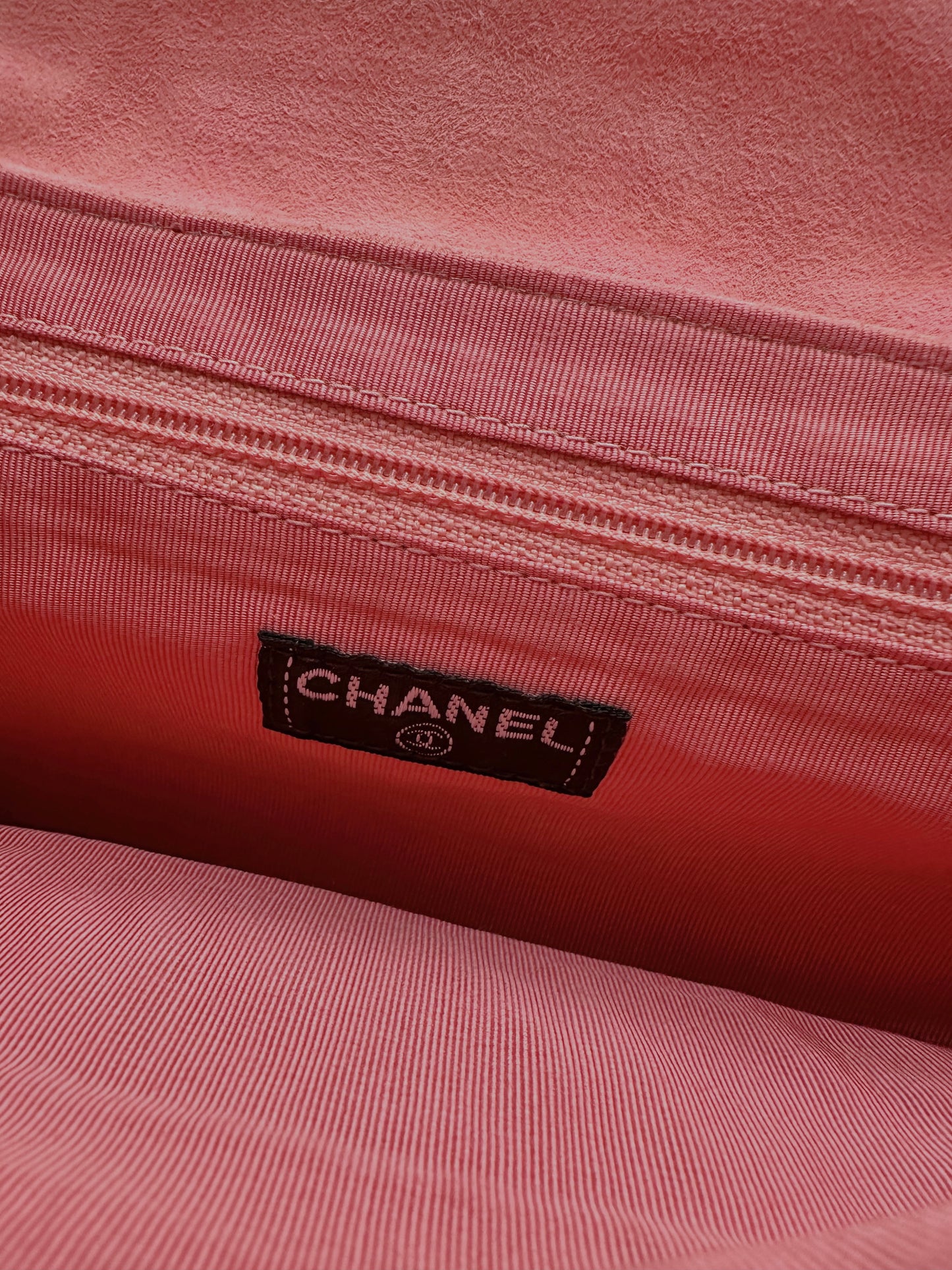Chanel 2.55 Flap Bag Vintage Chocolate Bar Medium Suede