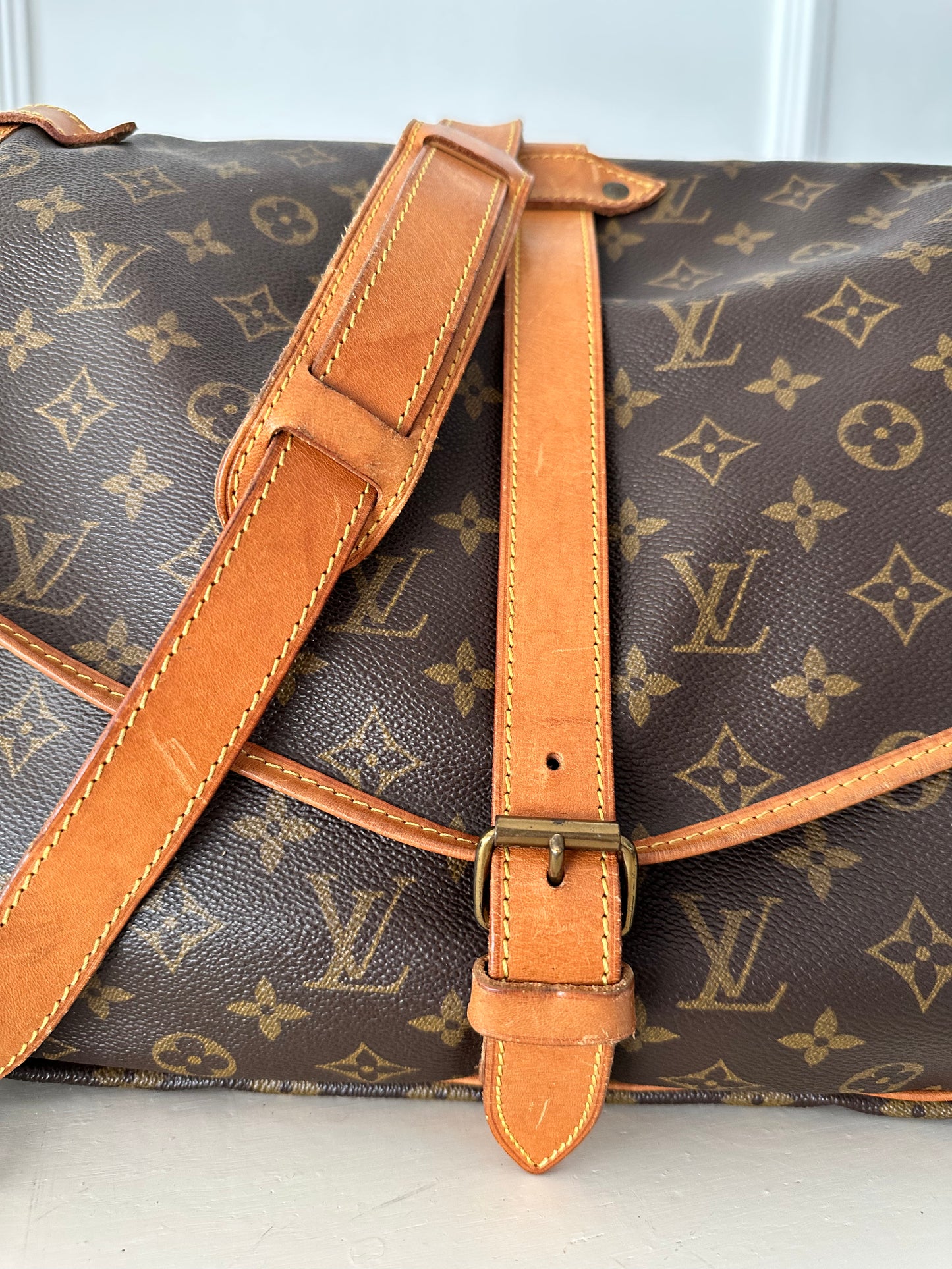 Louis Vuitton Saumur 35 Monogram Canvas
