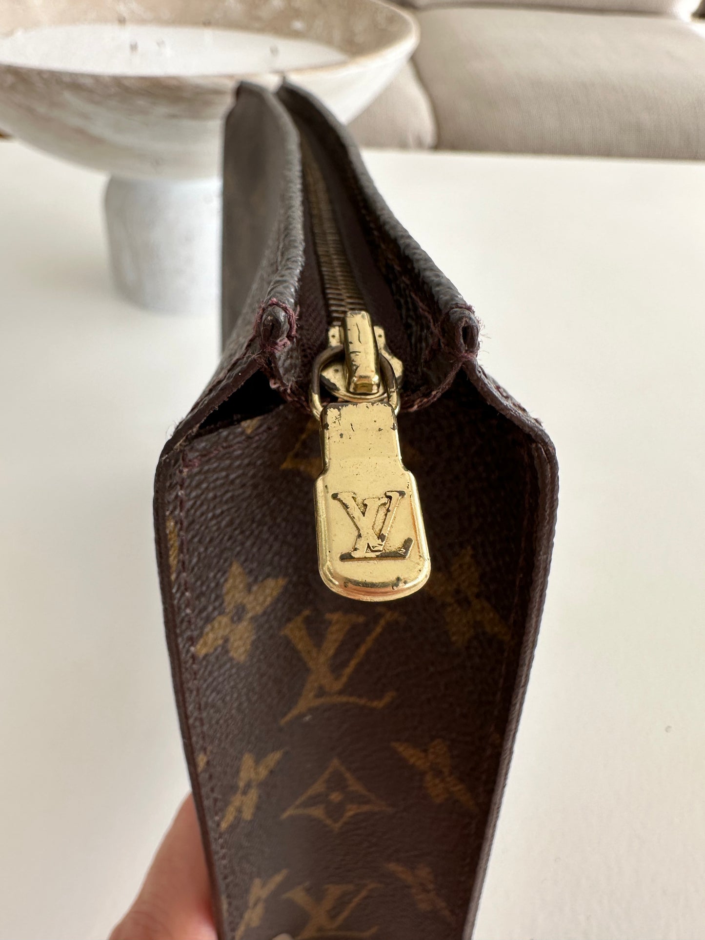 Louis Vuitton Vintage Monogram Toiletry Pouch 26