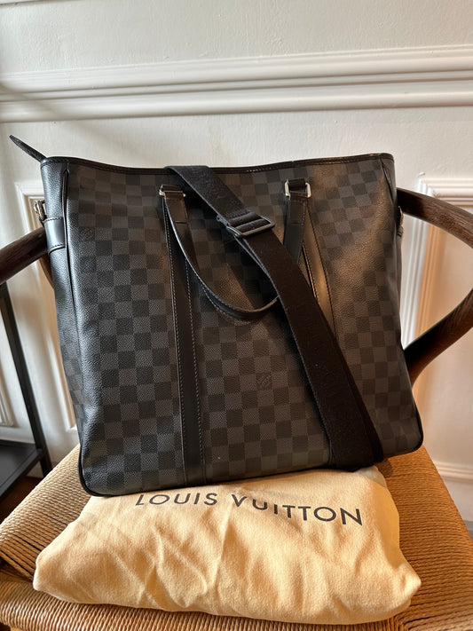 Louis Vuitton Tadao Tote Bag Damier Graphite