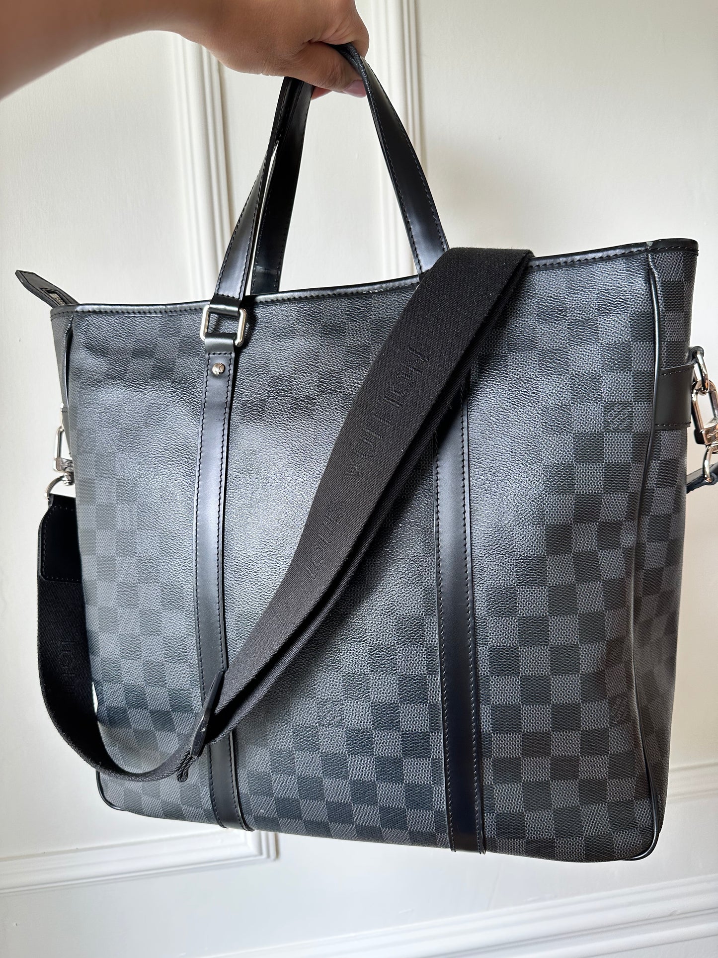 Louis Vuitton Tadao Tote Bag Damier Graphite