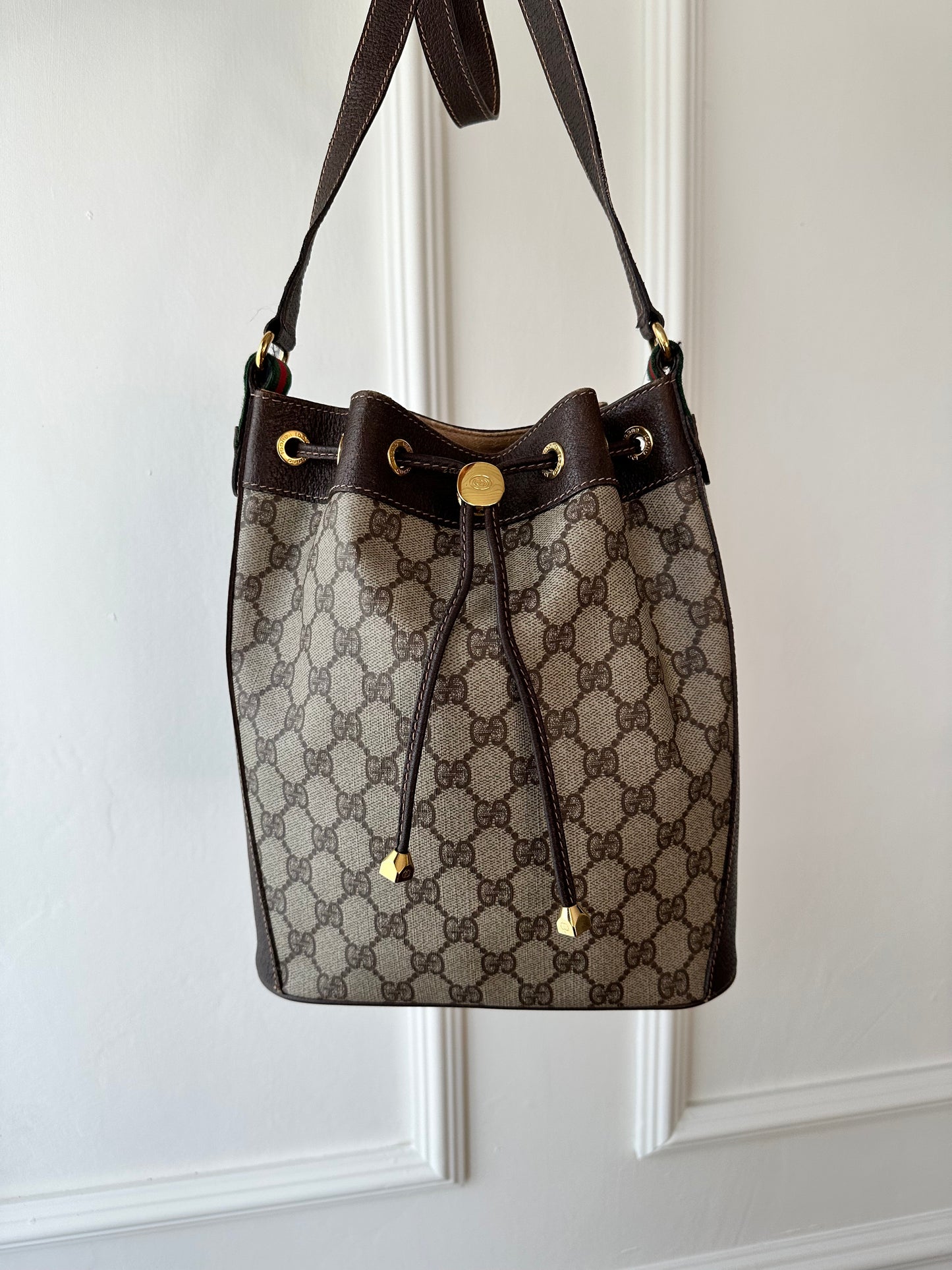 Vintage Gucci GG Bucket Taske