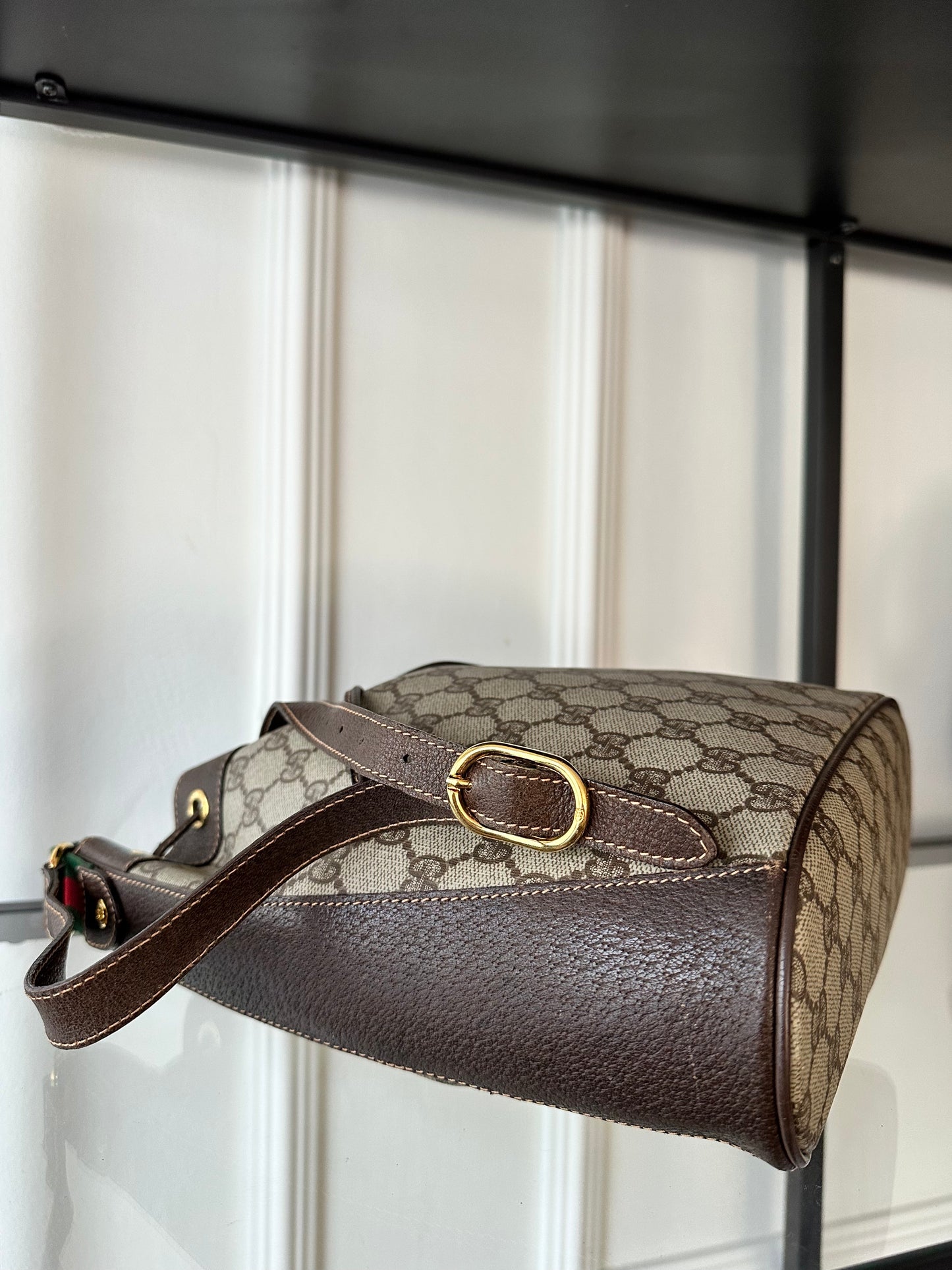 Vintage Gucci GG Bucket Taske