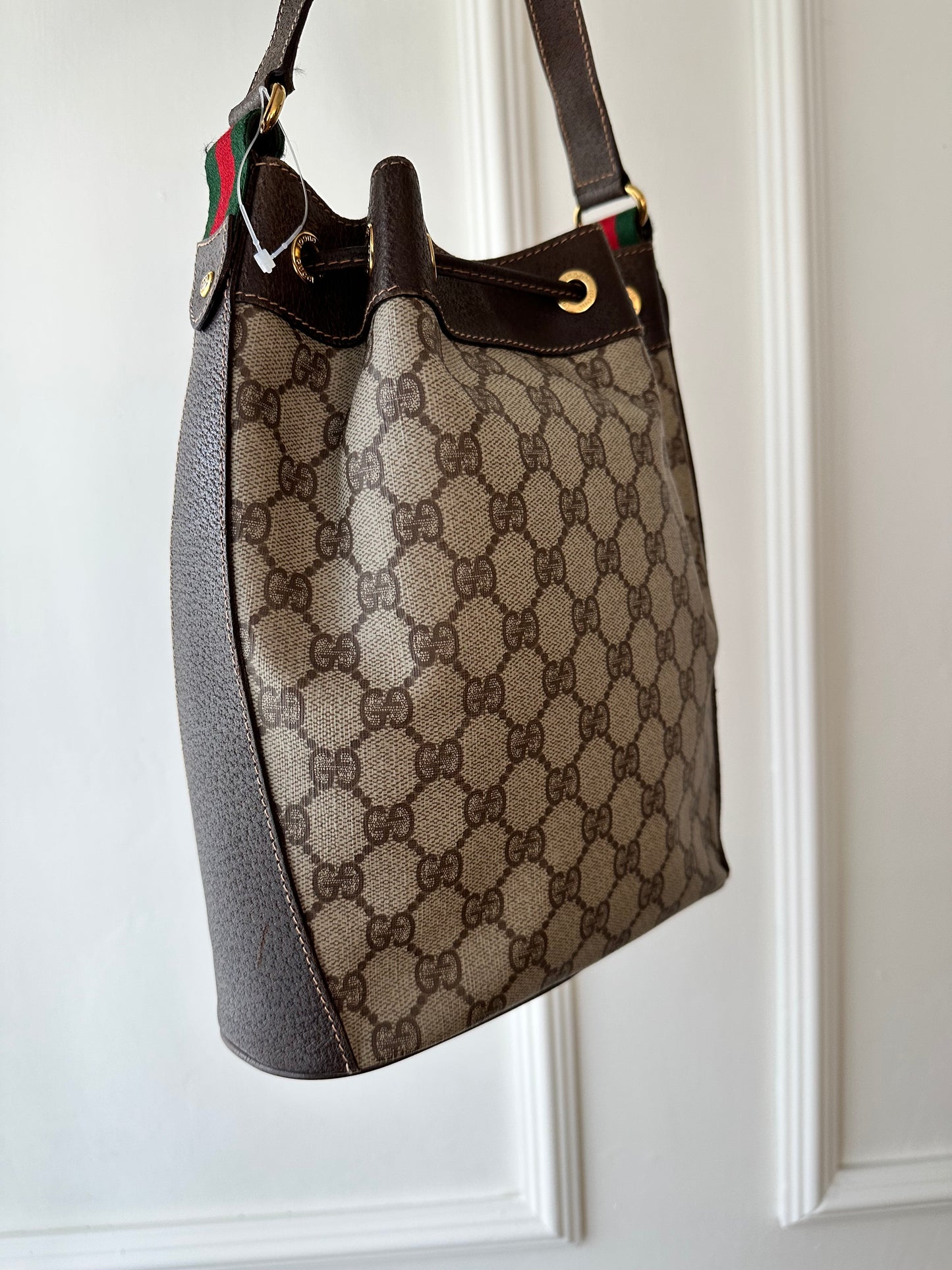 Vintage Gucci GG Bucket Taske