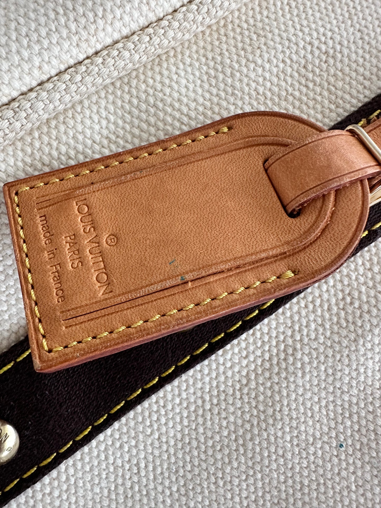 Louis Vuitton Cabas Tote MM Beige Canvas